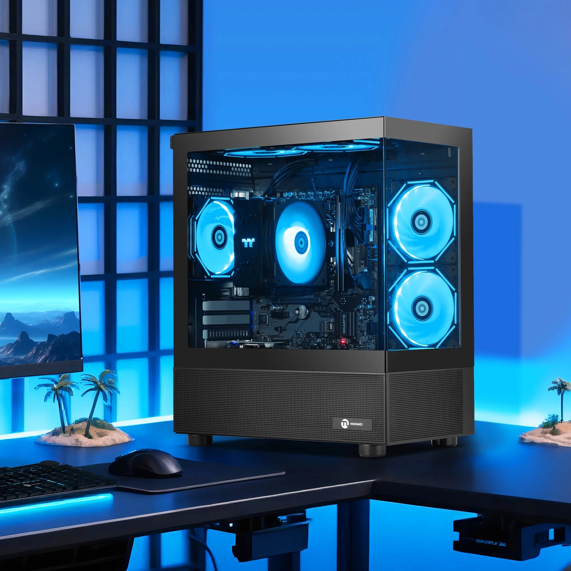Lumishore Gaming PC AMD Ryzen 7 5700G 16GB RAM 1TB SSD PC Gaming Black