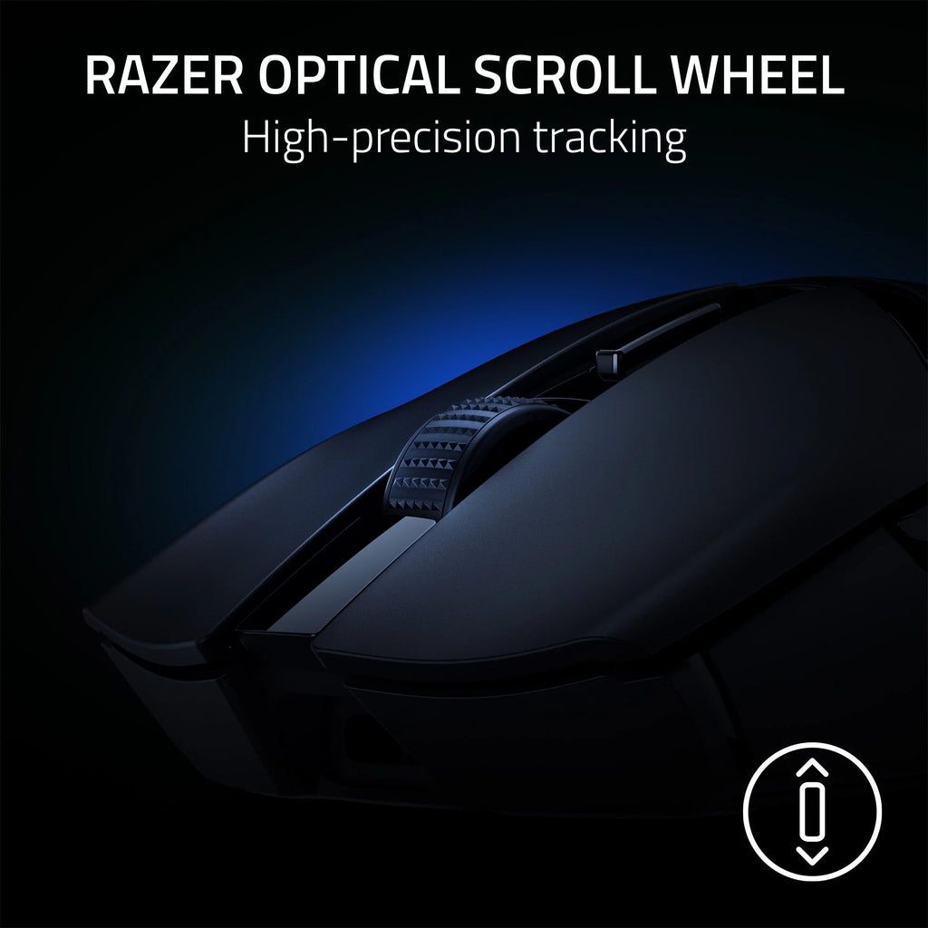 Cobra Hyperspeed - Lightweight Customizable Wireless PC Gaming Mouse, 2.4Ghz, Bluetooth, 62G, Black