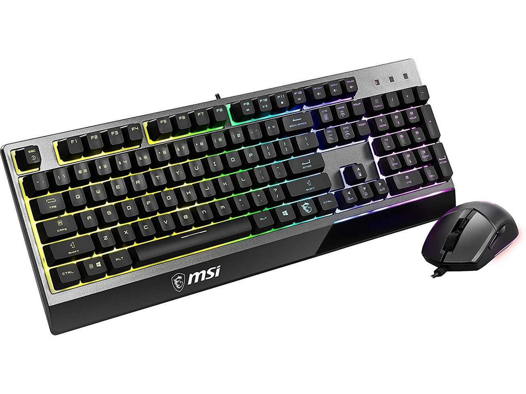 Vigor GK30 Combo, 6-Zone RGB GK30 Gaming Keyboard & GM11 Gaming Mouse, Water Repellent & Splash-Proof, 5000 DPI