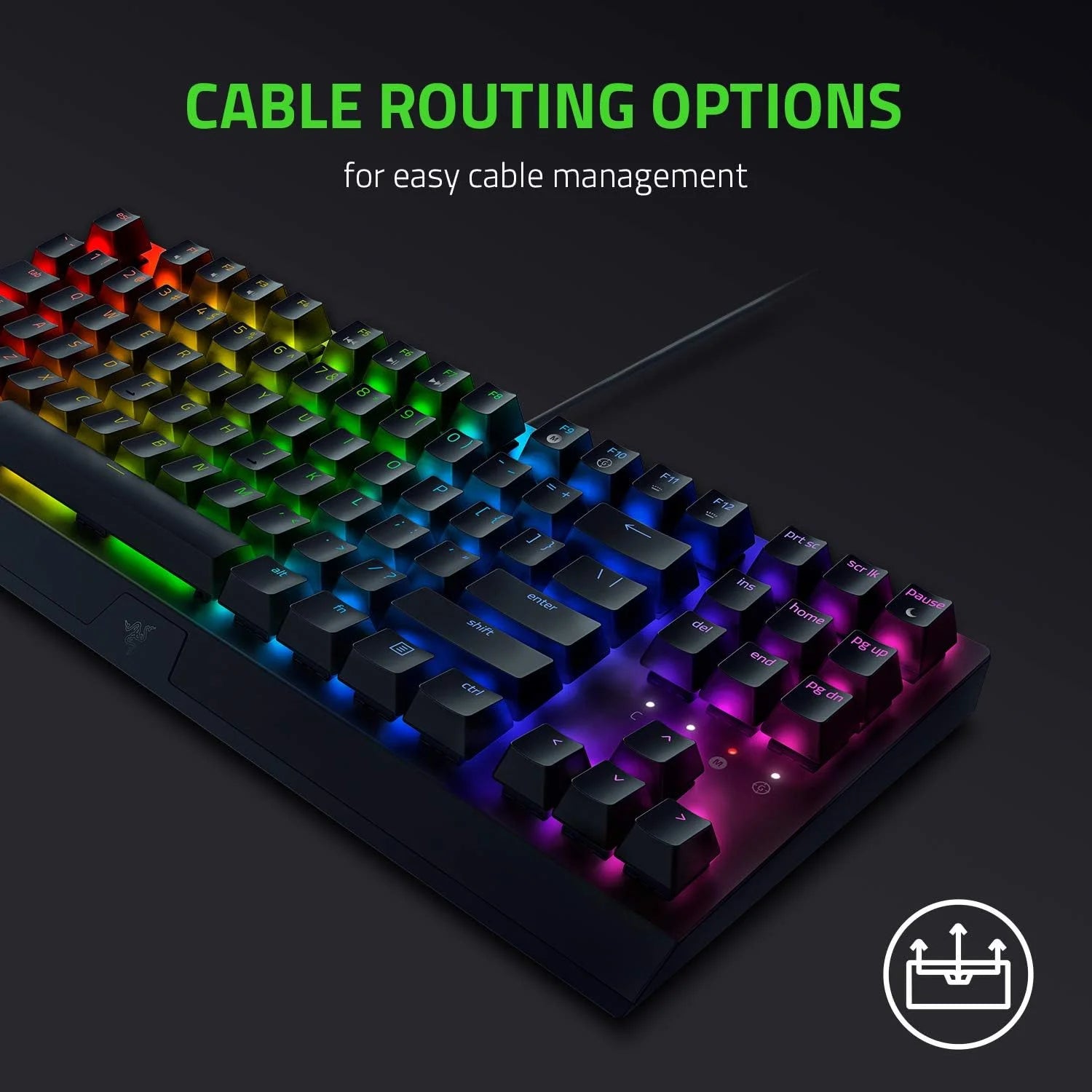 RZ03-03490200-R3U1 Blackwidow V3 Tenkeyless Green Switch US Mechanical Gaming Keyboard