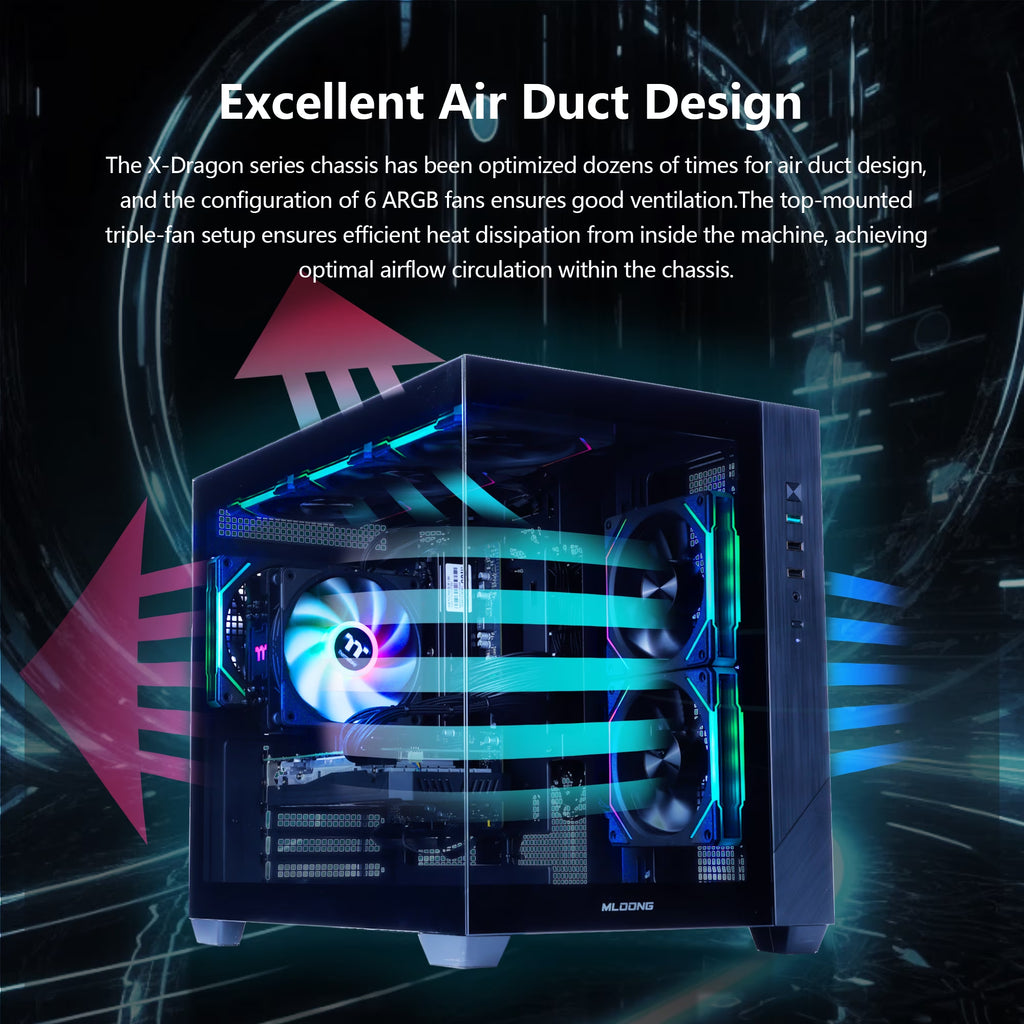 Gaming PC AMD Ryzen 5 5500 NVIDIA Geforce RTX 5050 16GB RAM 1TB SSD 650W Win11 WIFI Desktop Black