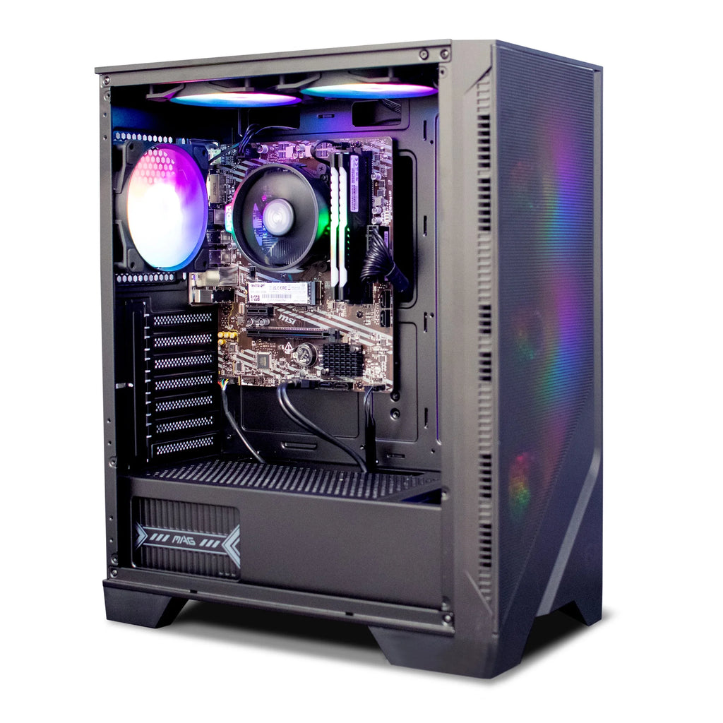 Desktop Computer, Ryzen 7 5700G, 16GB DDR4, 512GB SSD, W11, Black