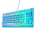 Apex 3 TKL Aqua RGB Gaming Keyboard — Tenkeyless Compact Form Factor — 8-Zone RGB Illumination — Water and Dust Resistant — Whisper-Quiet Gaming Switch
