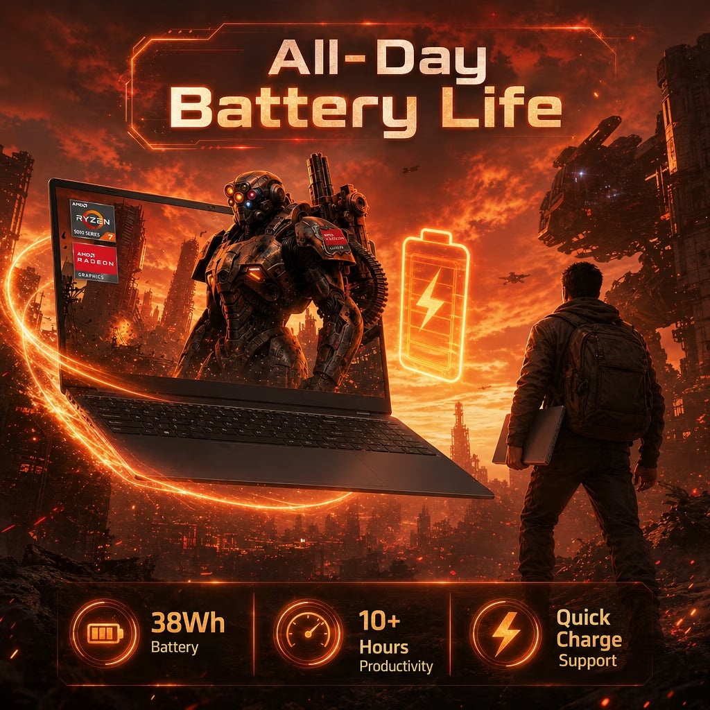 Laptop 15.6 FHD Gaming Laptop, AMD Ryzen 7 5825U, 16GB RAM, 768GB SSD, Windows 11, Graphite, Wifi 5,Gray