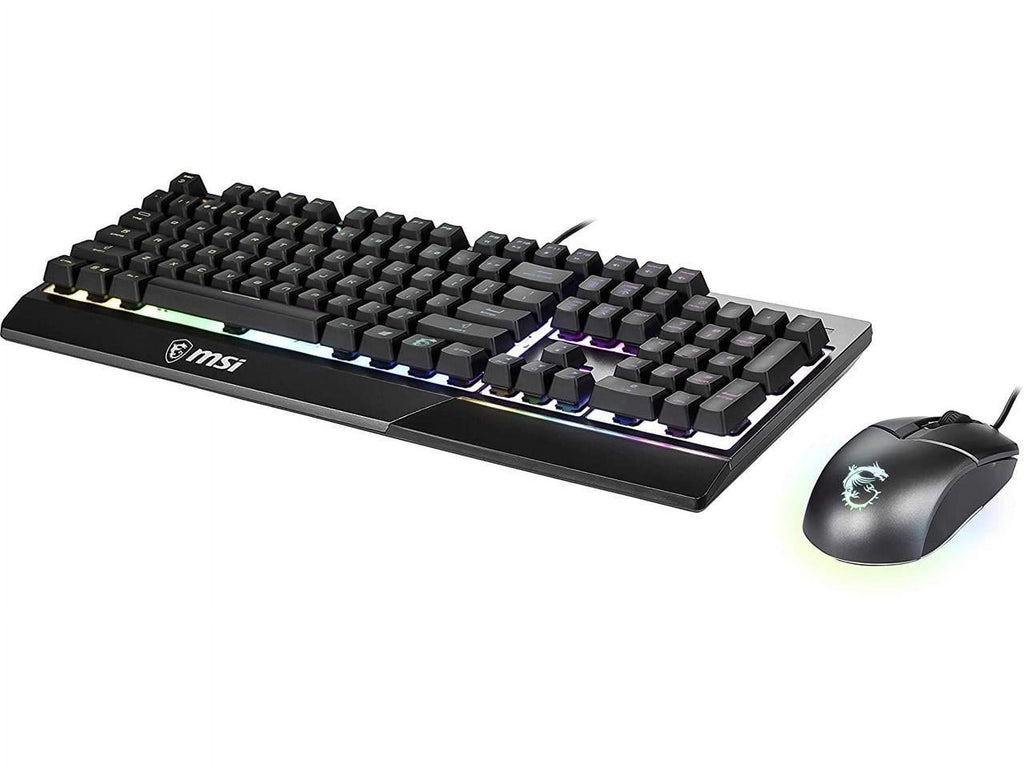 Vigor GK30 Combo, 6-Zone RGB GK30 Gaming Keyboard & GM11 Gaming Mouse, Water Repellent & Splash-Proof, 5000 DPI