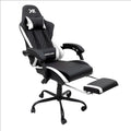 Apex PC Gaming Chair with Massage Function and Footrest, White